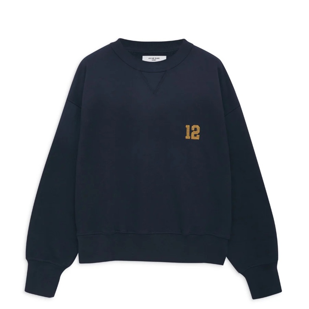 Anine Bing Sweatshirt Rod League in Navy